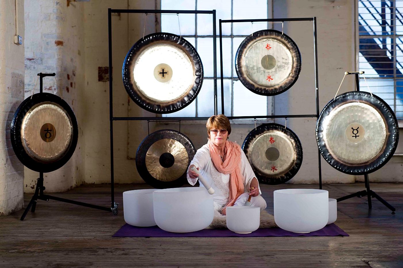 Gong Bath Meditation Pure Yoga Cheshire